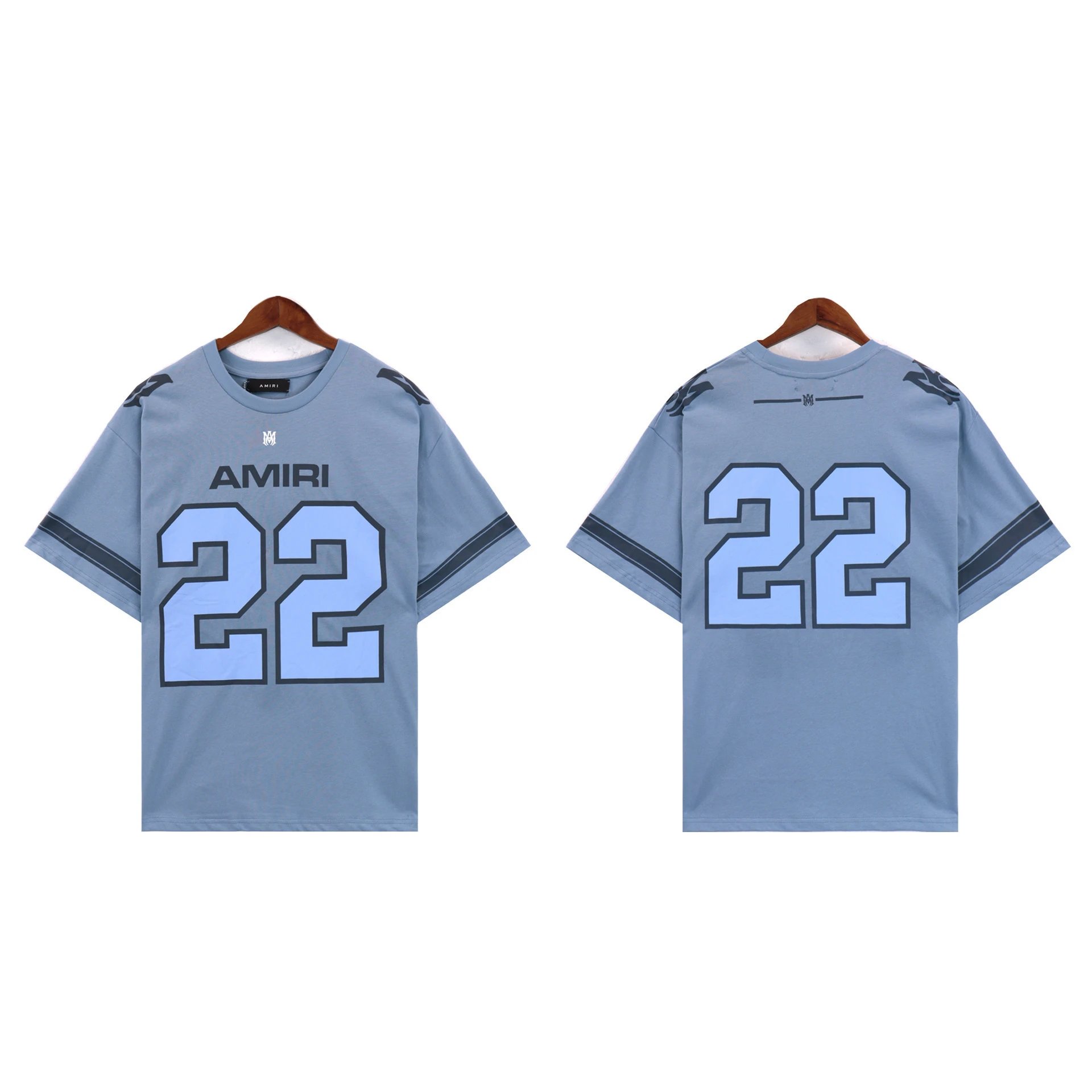 Amiri 22 Colorblock Tee Multicolor - Gallery Image 3 - Detailed View