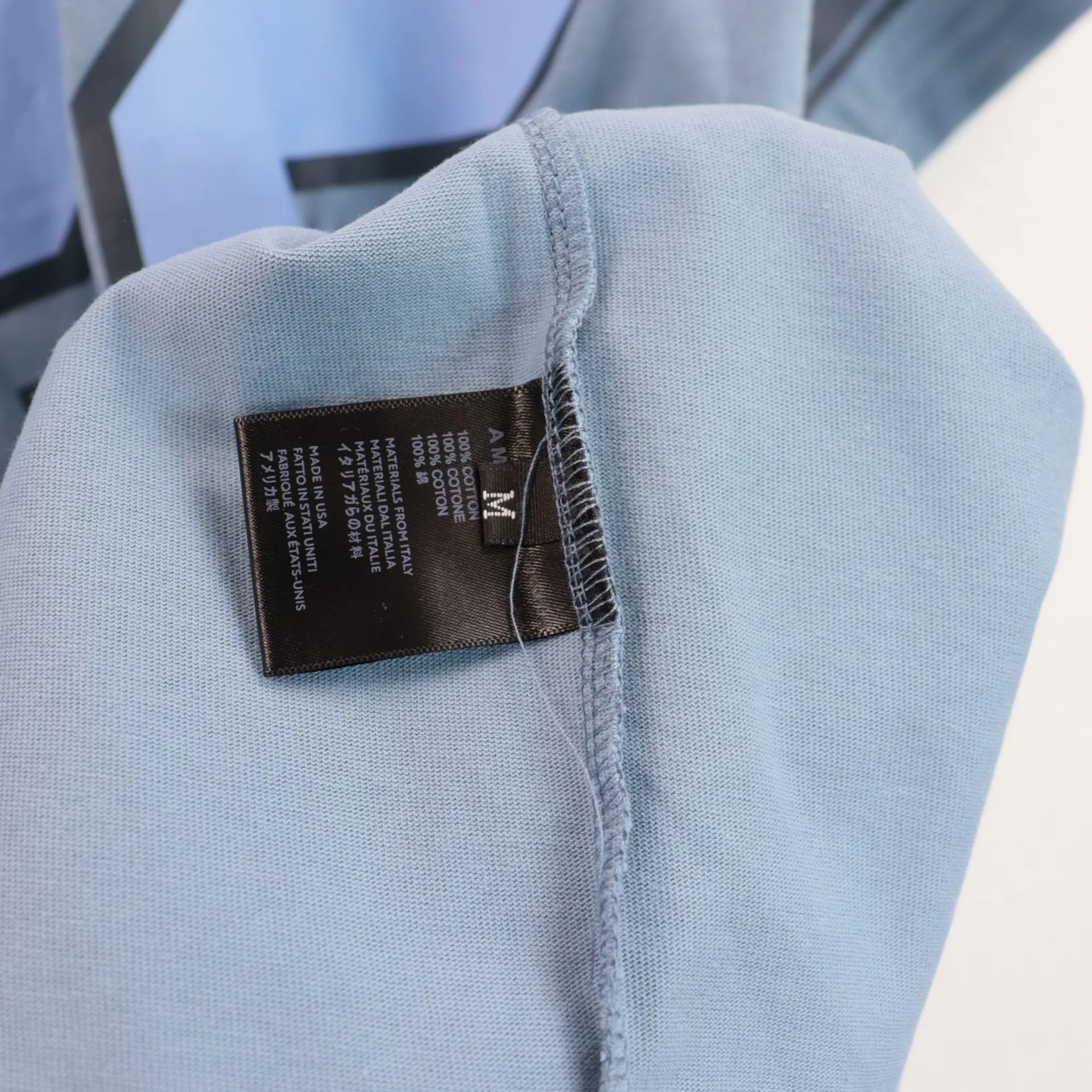 Amiri 22 Colorblock Tee Multicolor - Gallery Image 13 - Detailed View