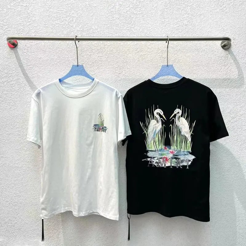 Amiri Crane Printed T-Shirt Multicolor - Gallery Image 6 - Detailed View