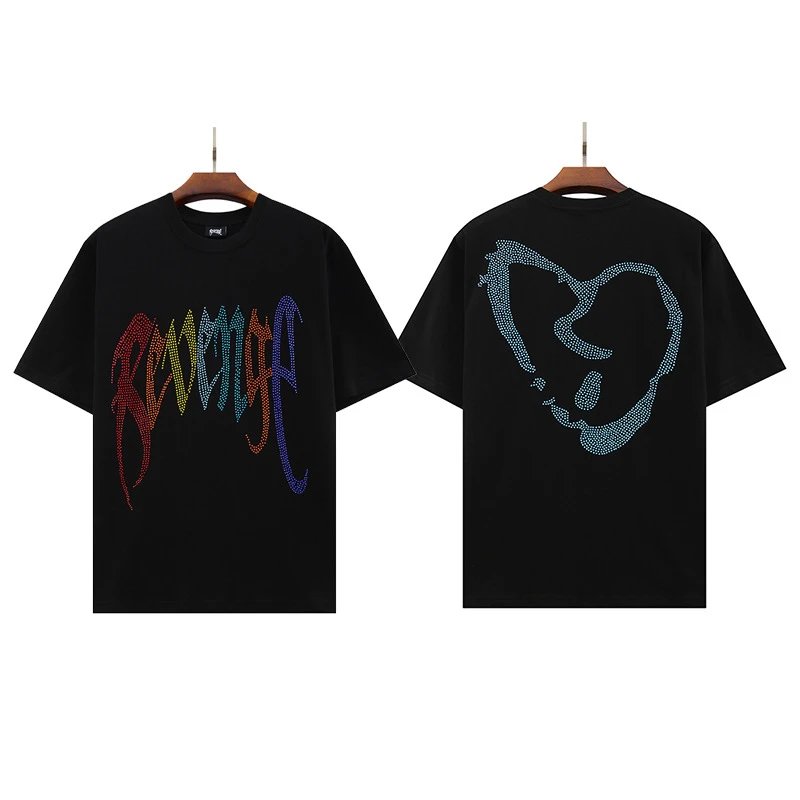 Rhinestone Oversize Tee Obsidian - Gallery Image 1 - Detailed View