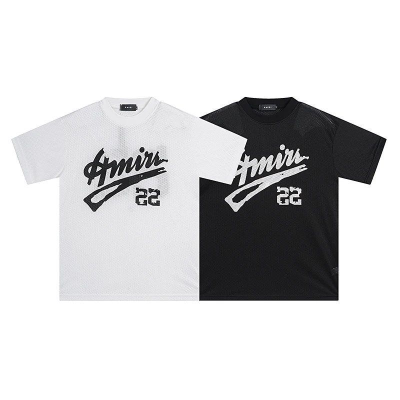 Amiri Breathable Mesh Set Black White - Gallery Image 2 - Detailed View