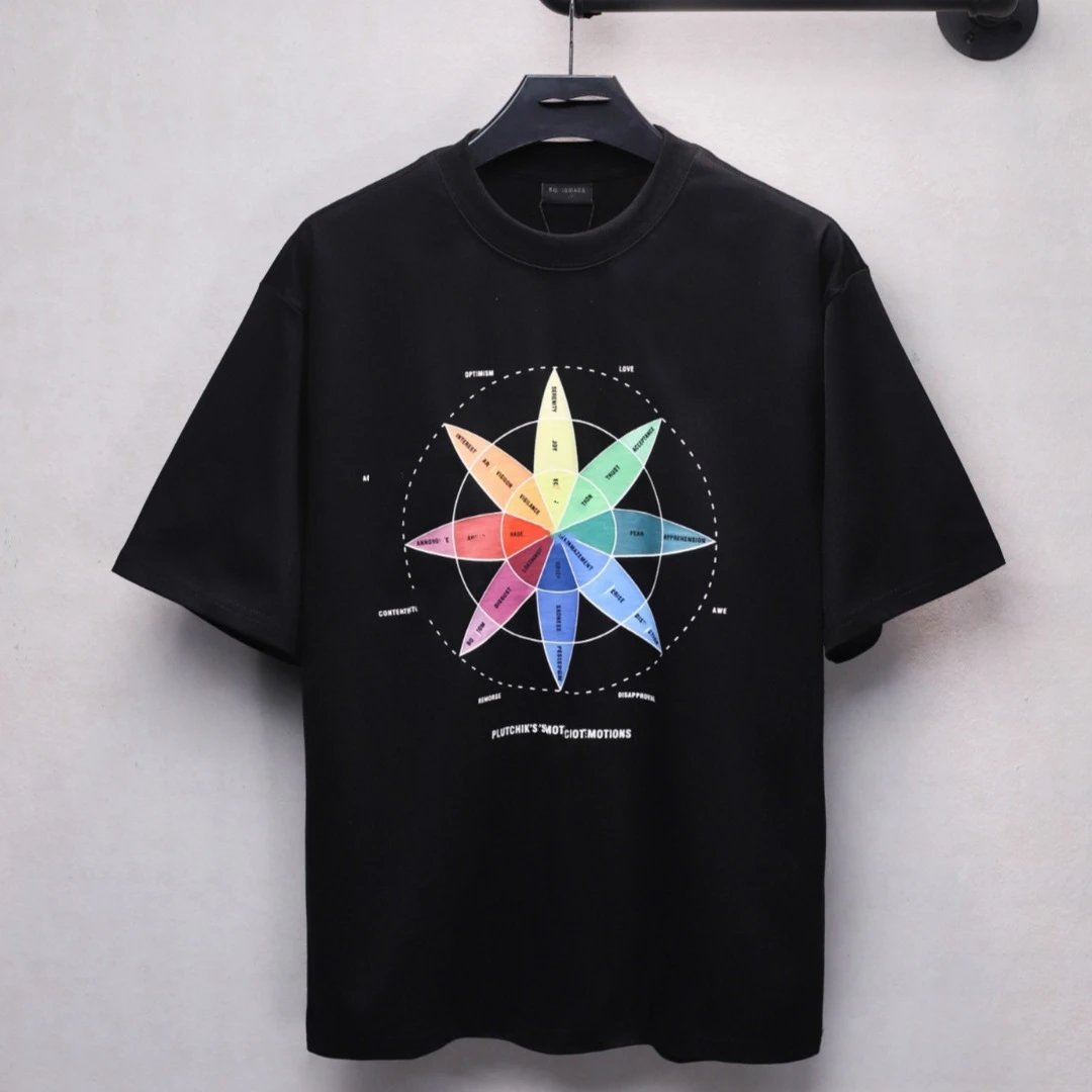 B Compass Graphic Black T-Shirt - Gallery Image 1 - Detailed View