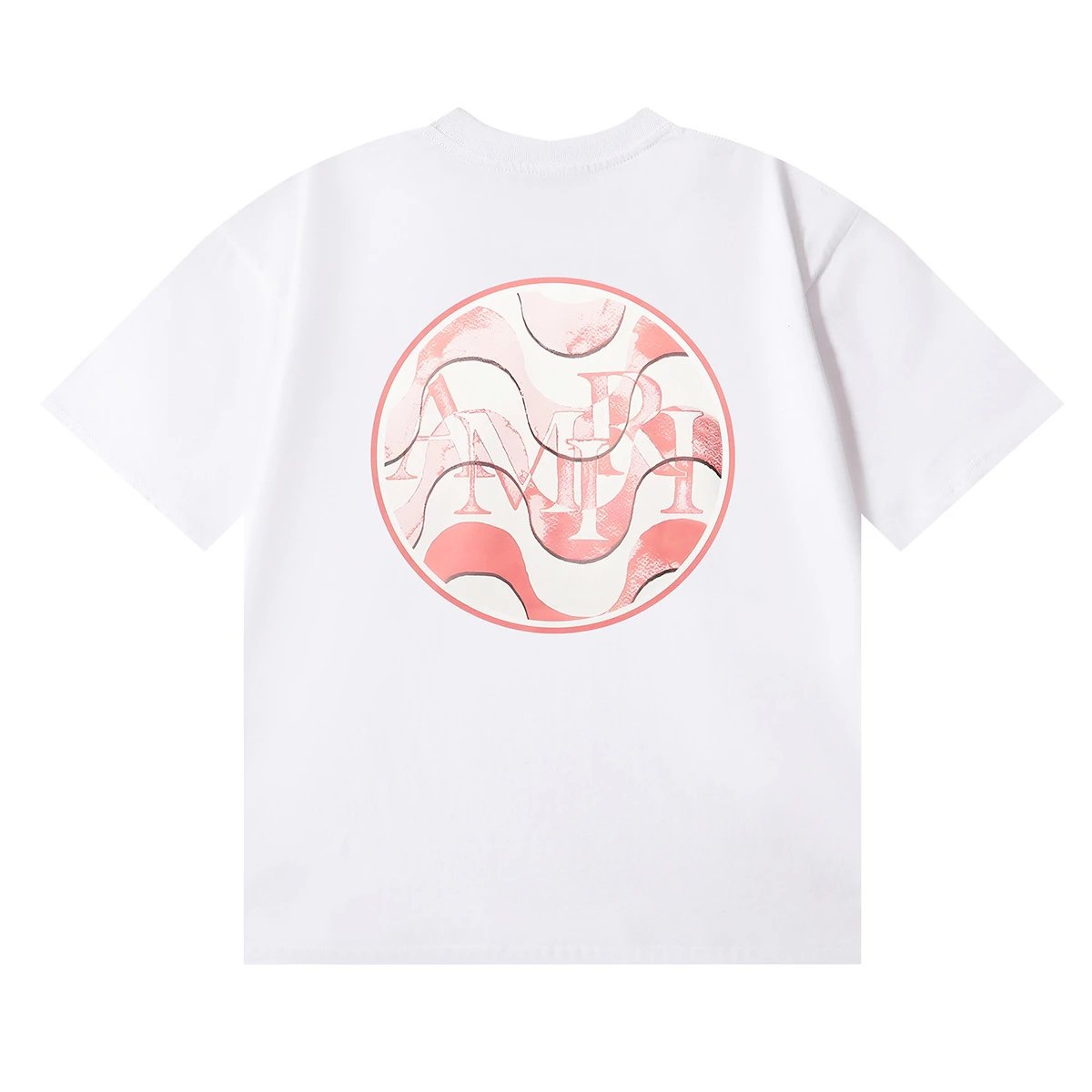 Graphic Cotton Tee Unisex Streetwear Alabaster - Amiri - Cnfans - $22.26