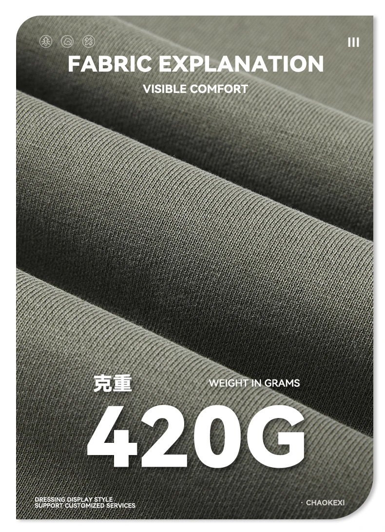 Casual Cotton Men's Sweatpants Straight-Leg - Ash Gray - Gallery Image 10 - Detailed View