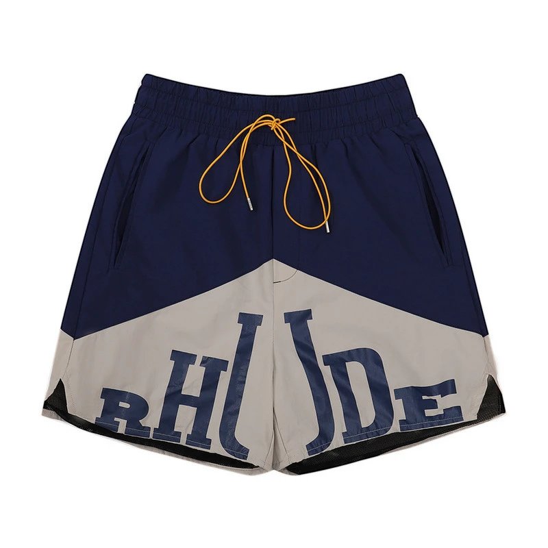 RHODE Colorblocked Beach Shorts Multicolor - Gallery Image 3 - Detailed View