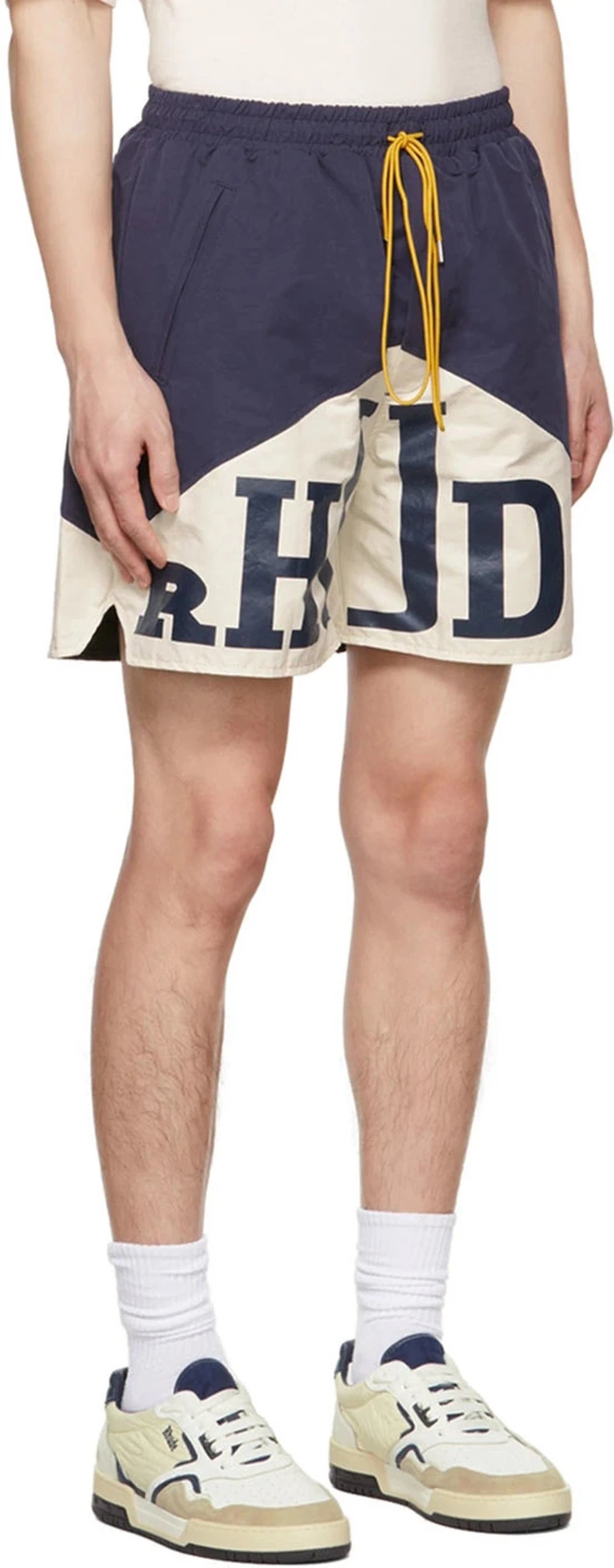 RHODE Colorblocked Beach Shorts Multicolor - Gallery Image 13 - Detailed View