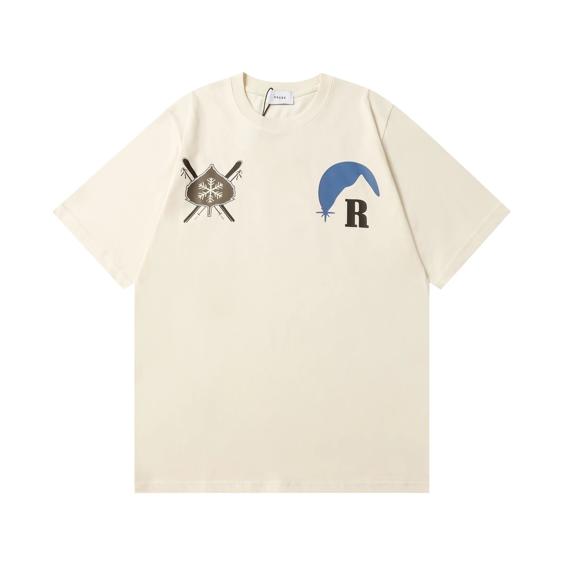 Rhude Sunset Mountain Tee Multicolor - Gallery Image 4 - Detailed View
