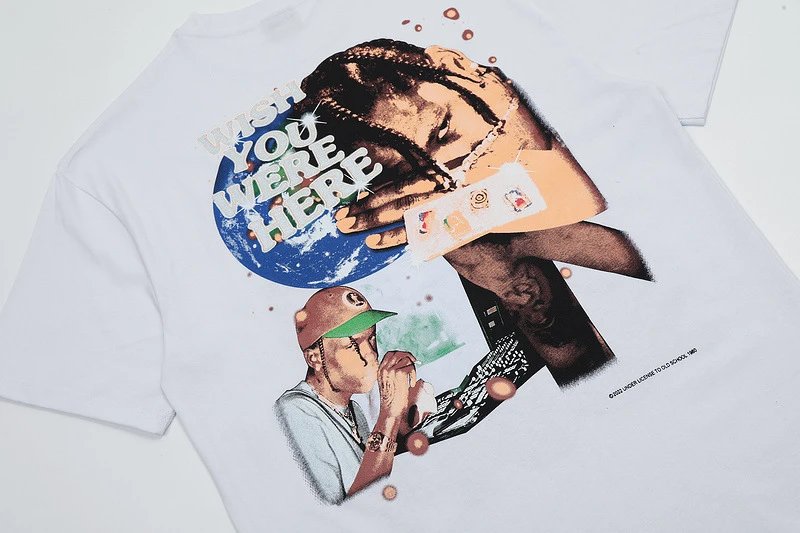 Street Graphic Cotton Tee Ivory - Gallery Image 5 - Detailed View