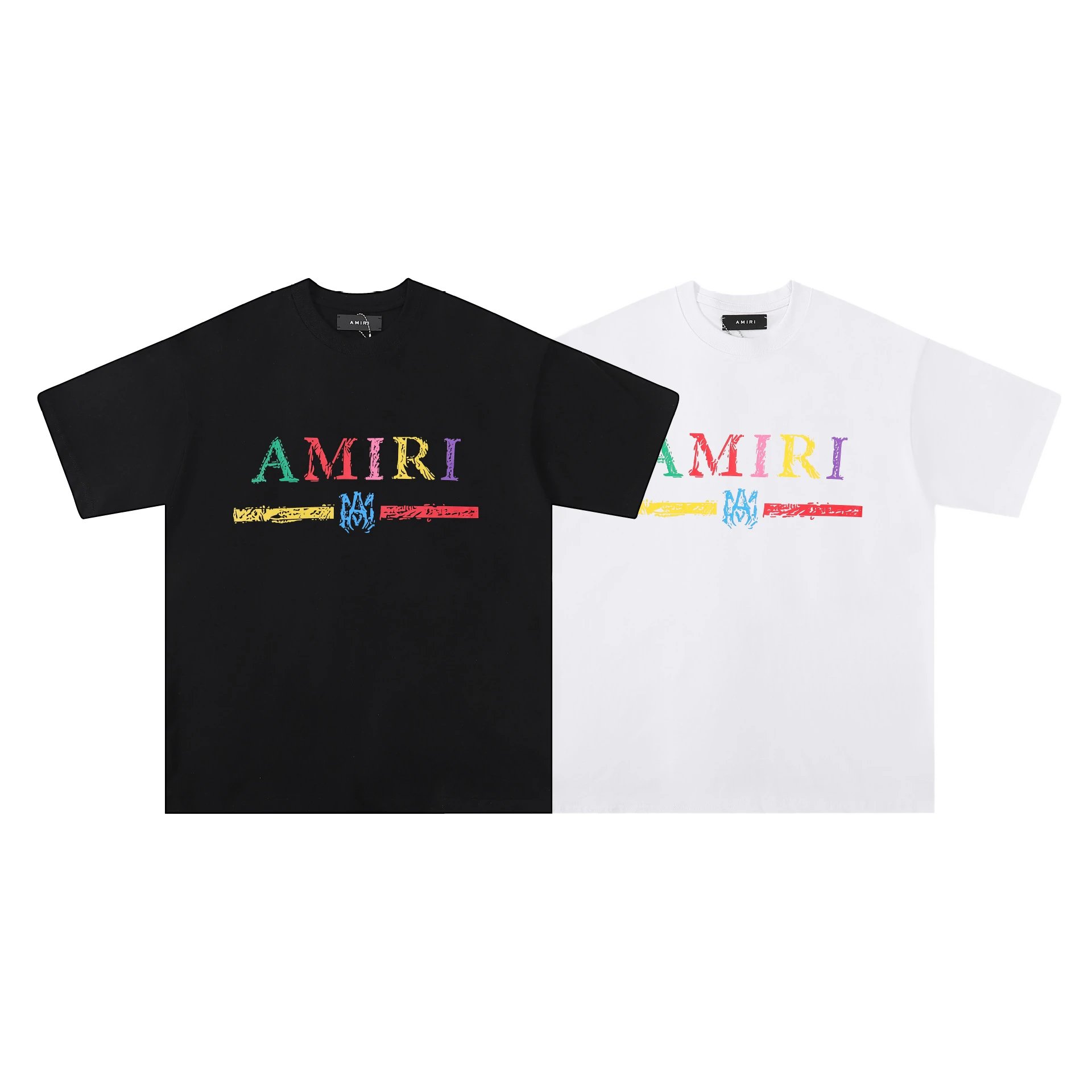 Amiri Cosmic Letter T-Shirt Multicolor - Gallery Image 5 - Detailed View