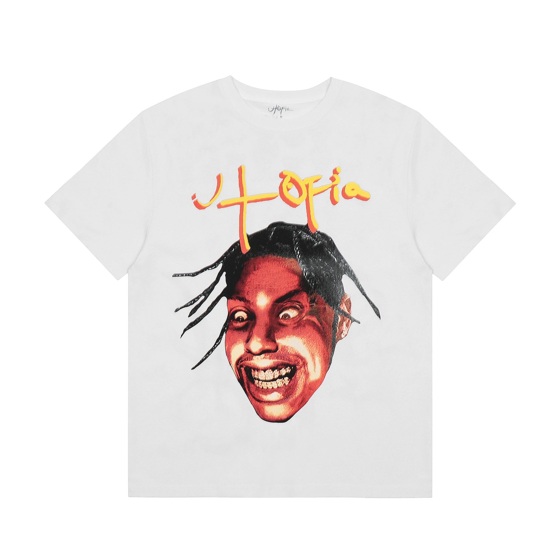 Utopia Graphic Cotton Tee White - Travis Scott - Cnfans - $22.26
