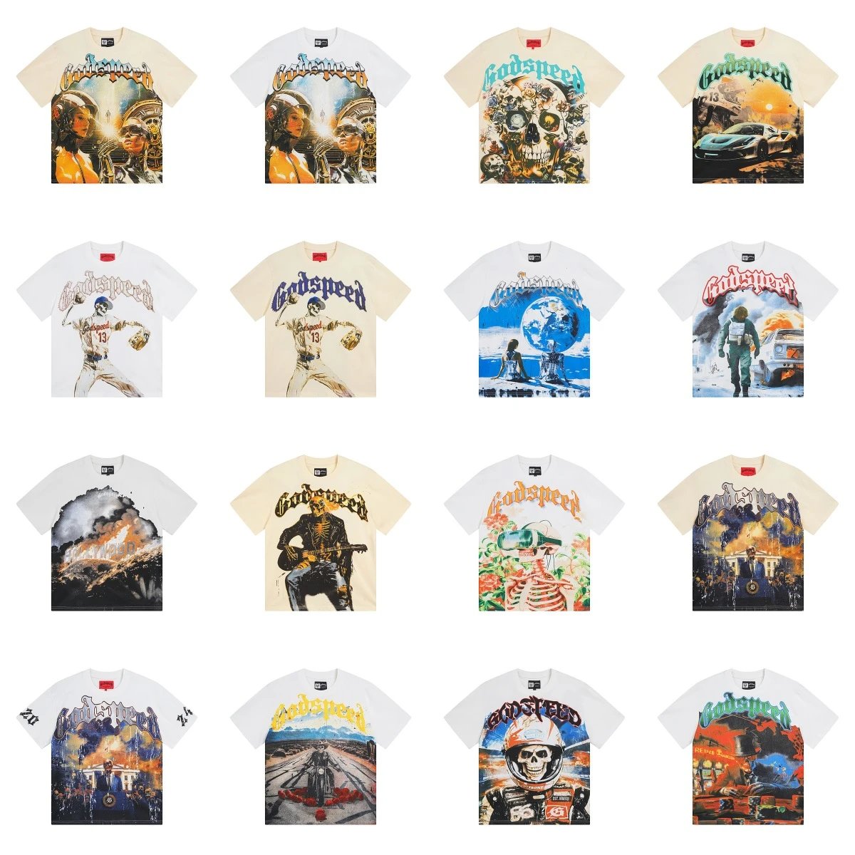 Godspeed Band Tee Multicolor - Gallery Image 2 - Detailed View