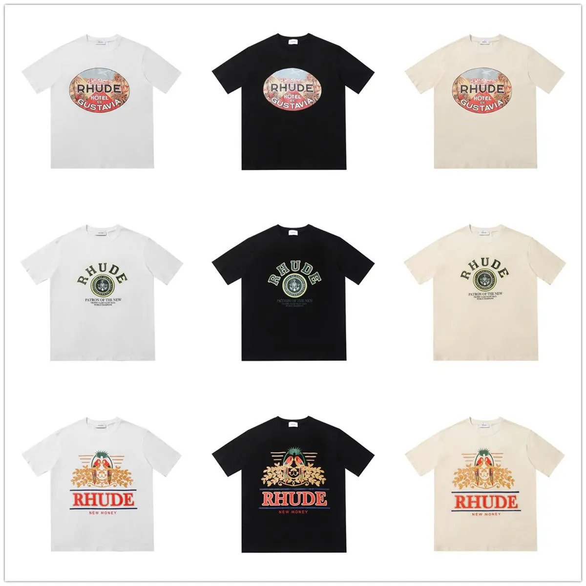 RHUDE Logo T-Shirt Multicolor - High Quality Product Image - Cnfans