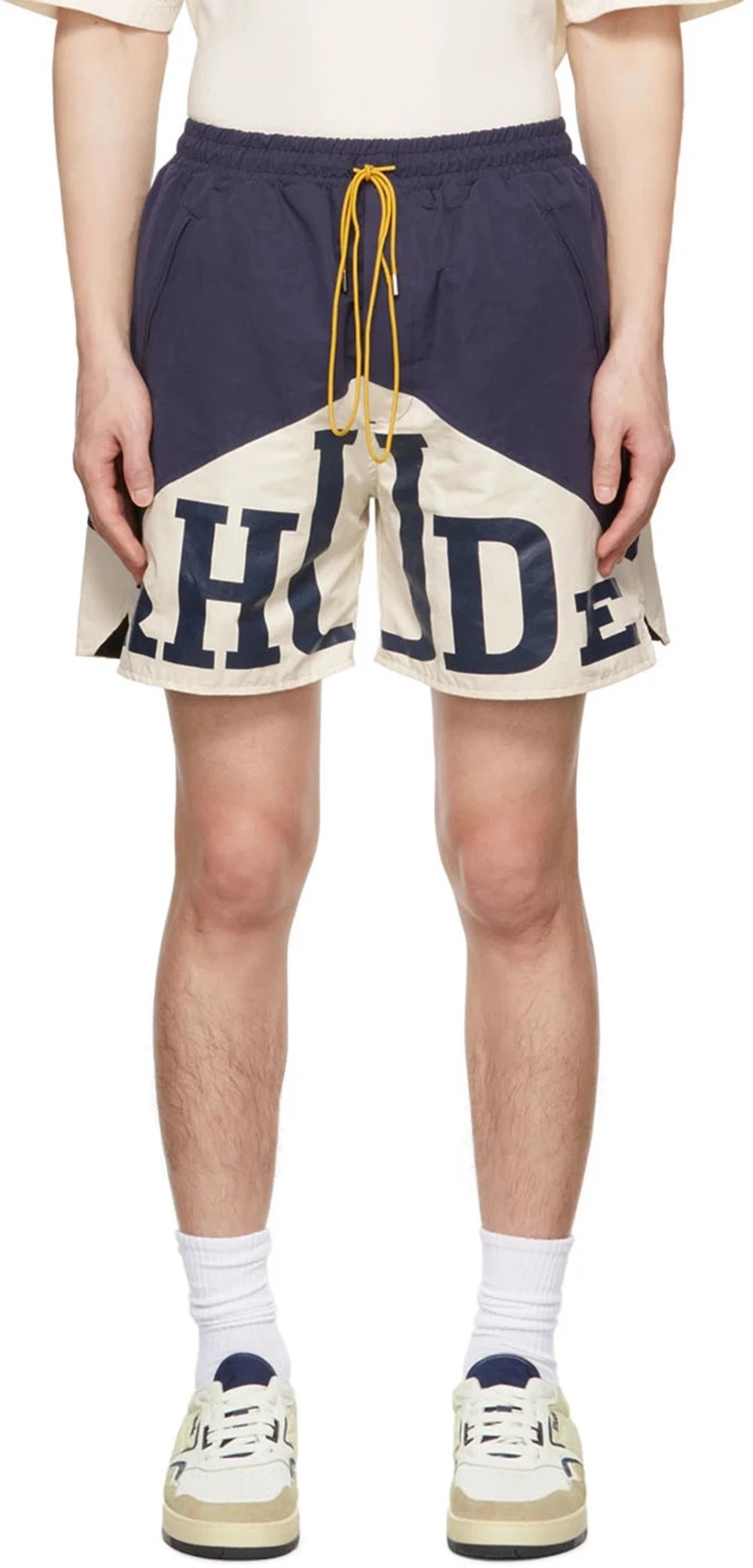 RHODE Colorblocked Beach Shorts Multicolor - Gallery Image 12 - Detailed View
