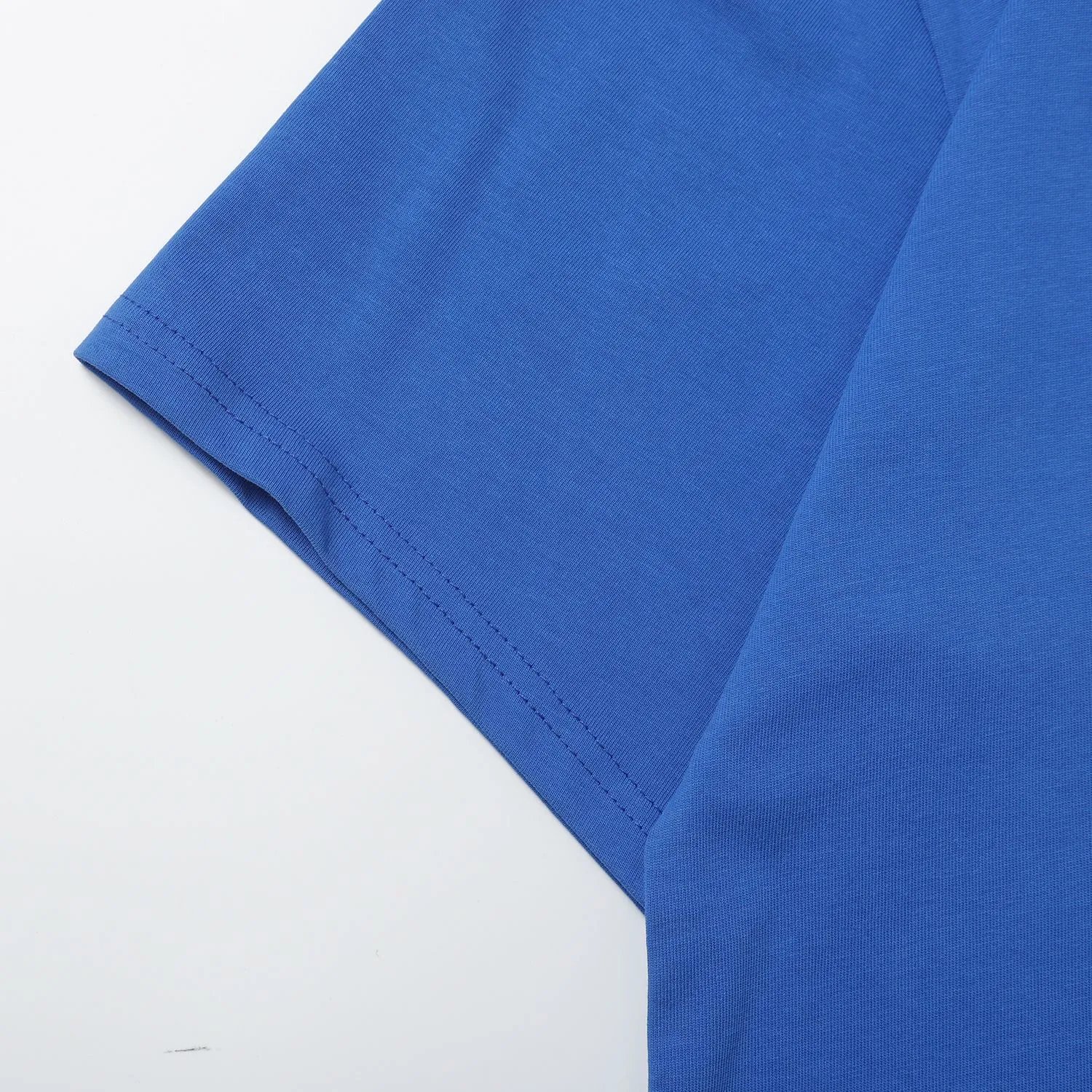 Street Style Flower Graphic Tee Royal Blue - Gallery Image 7 - Detailed View