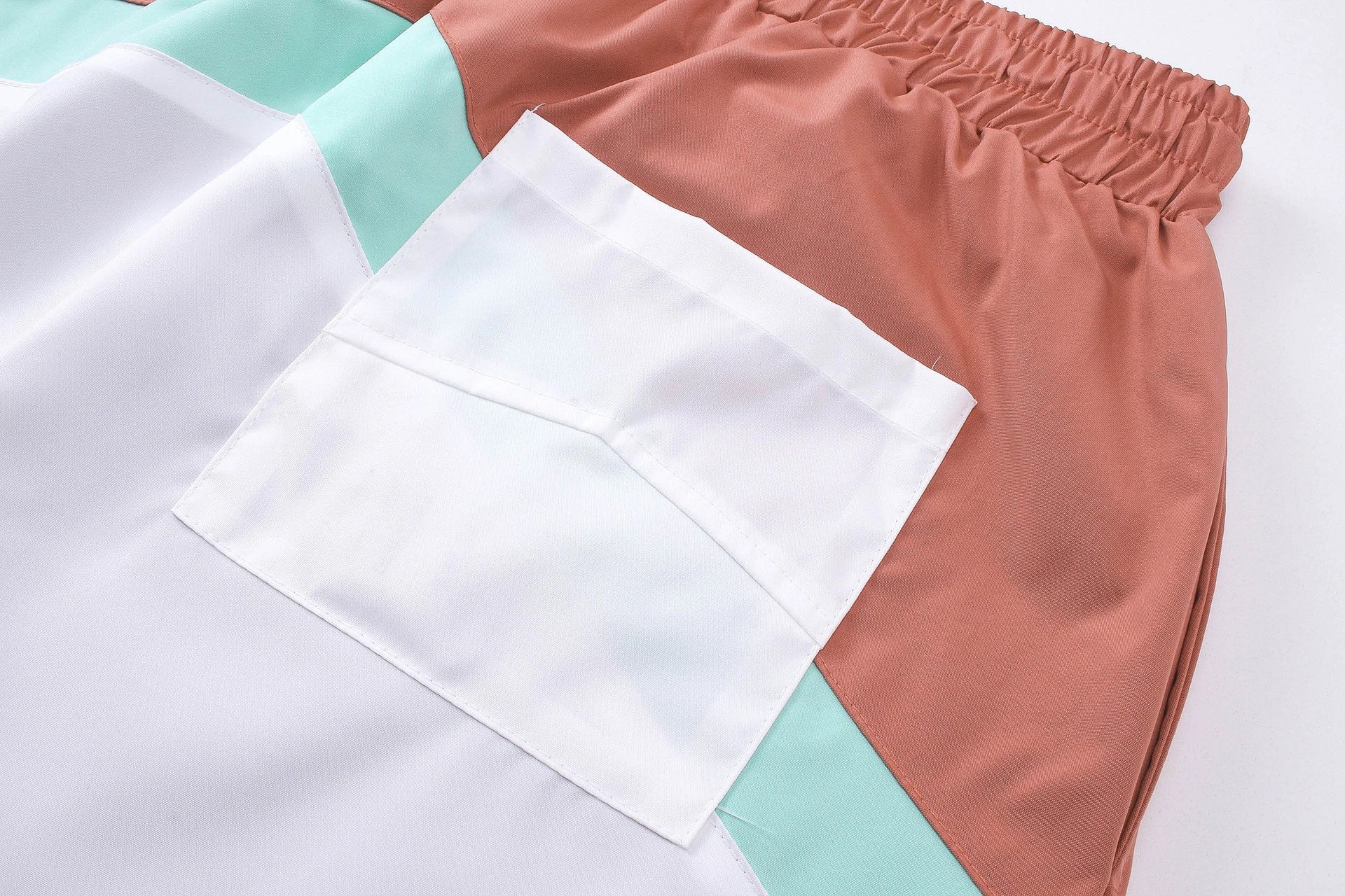 Rhude Colorful Mesh Shorts Multicolor - Gallery Image 12 - Detailed View
