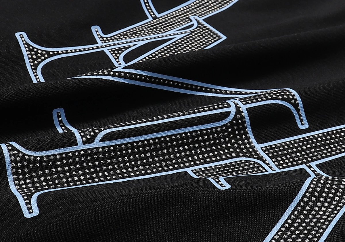 Amiri Silver Logo T-Shirt Multi - Gallery Image 8 - Detailed View