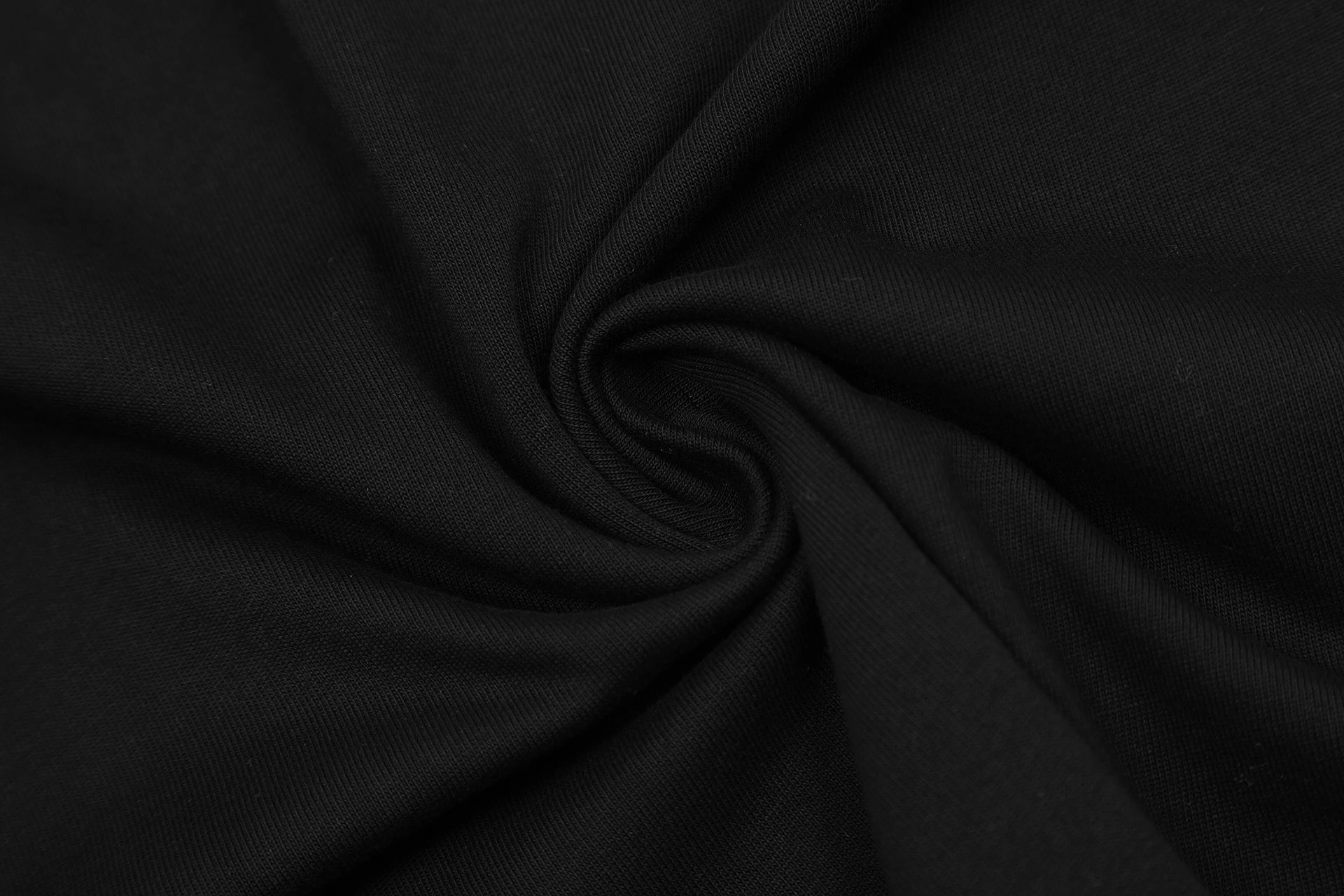 Streetwear Foam Print Staff T-Shirt Jet Black - Gallery Image 12 - Detailed View