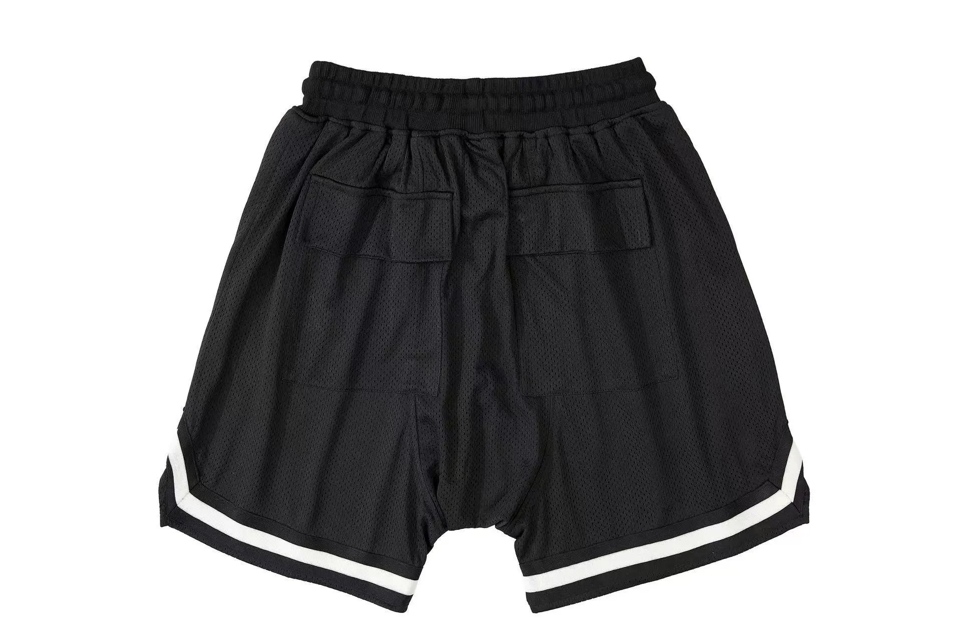 Mesh Basketball Shorts Smoke - Gallery Image 4 - Detailed View