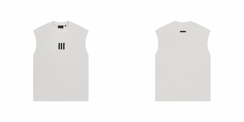 Sleeveless High-Street Tank Top in Ivory - Fear of God(FOG） - Cnfans - $20.32