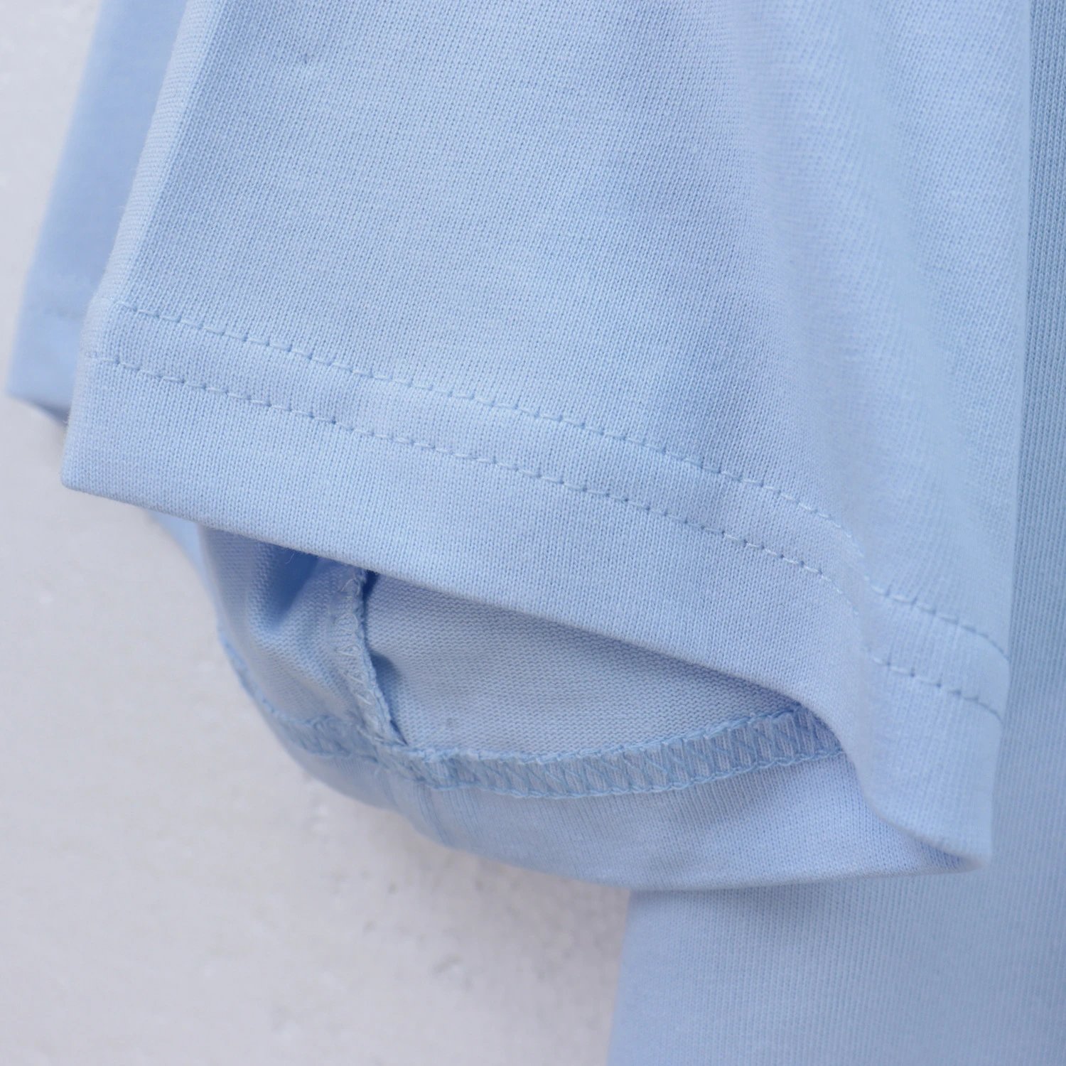 Amiri Flocked Emblem T-Shirt Blue - Gallery Image 10 - Detailed View