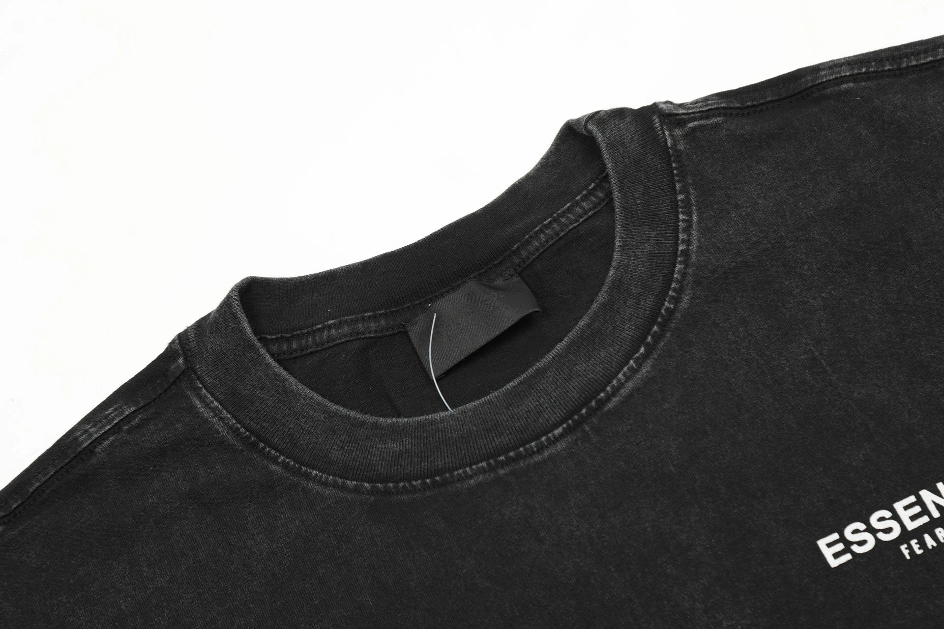 Vintage Washed Graphic Dove Tee Charcoal - Gallery Image 6 - Detailed View