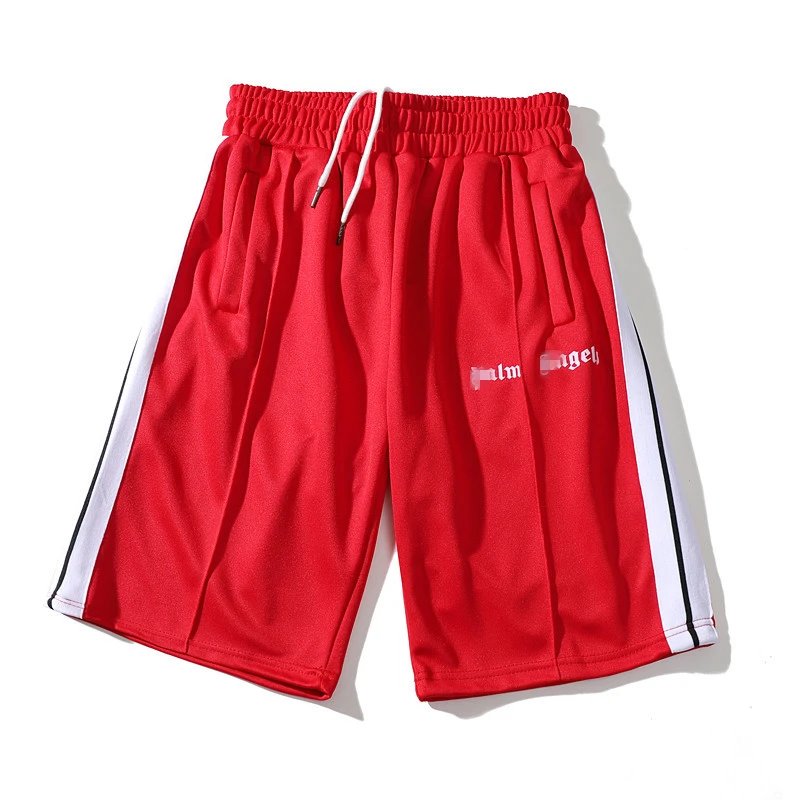 Street Style Athletic Shorts Crimson Red - Gallery Image 2 - Detailed View