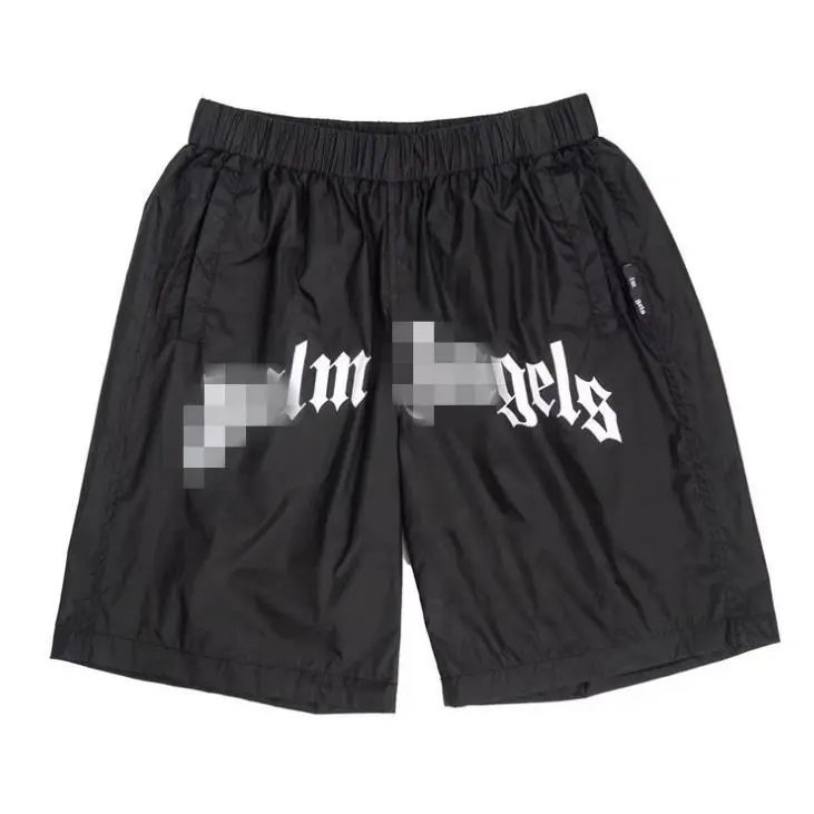 Street Mesh Beach Shorts Ebony Black - Palm Angels - Cnfans - $28.06