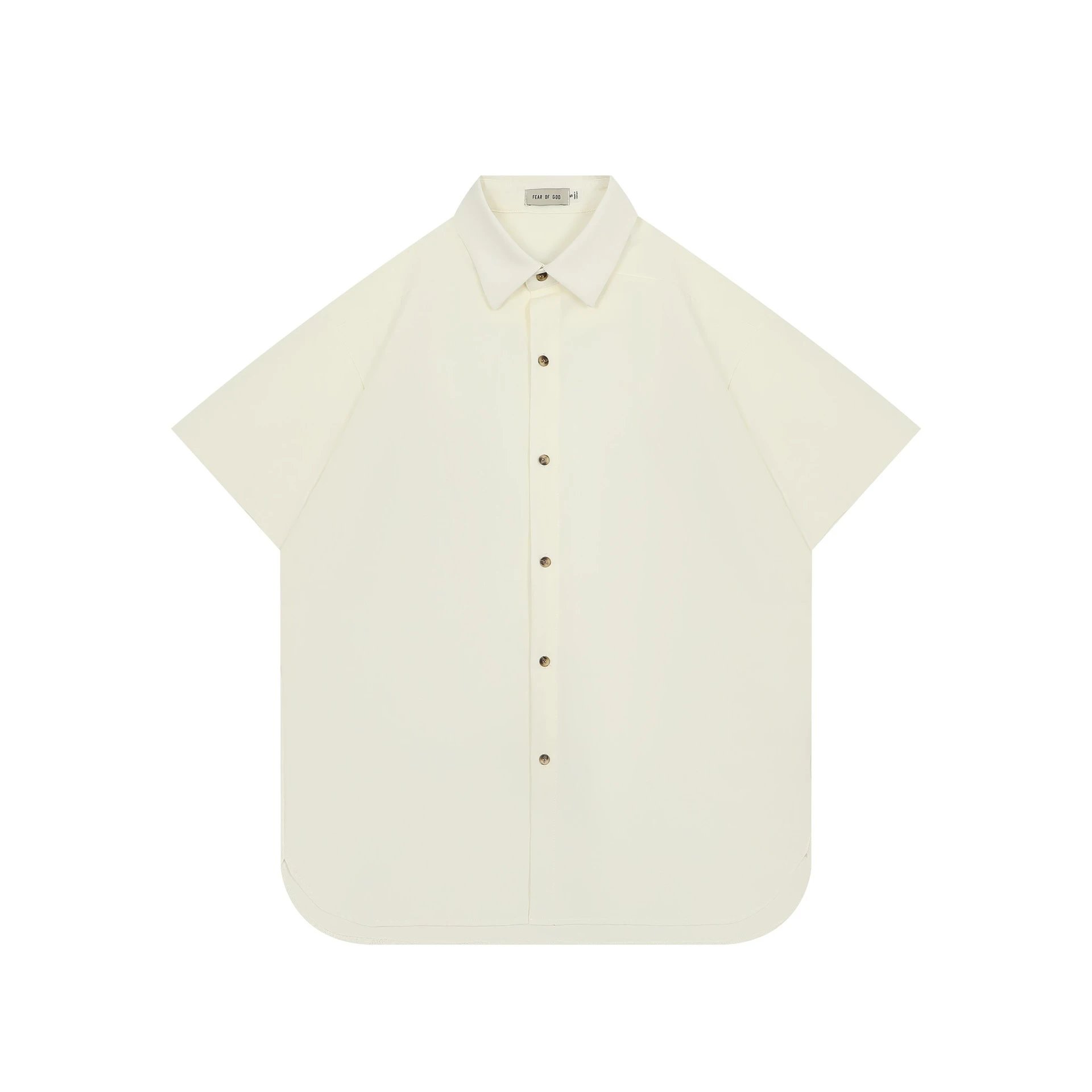 Short Sleeve Shirt Taupe - Essentials - Cnfans - $29.68