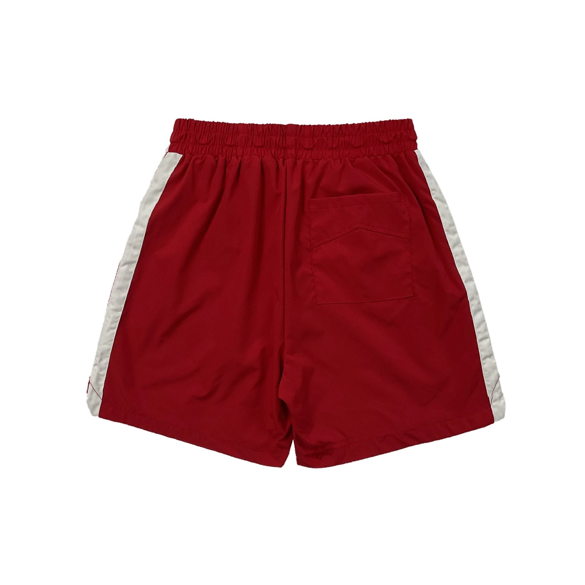 Rhude Striped Colorblock Shorts Multicolor - Gallery Image 4 - Detailed View