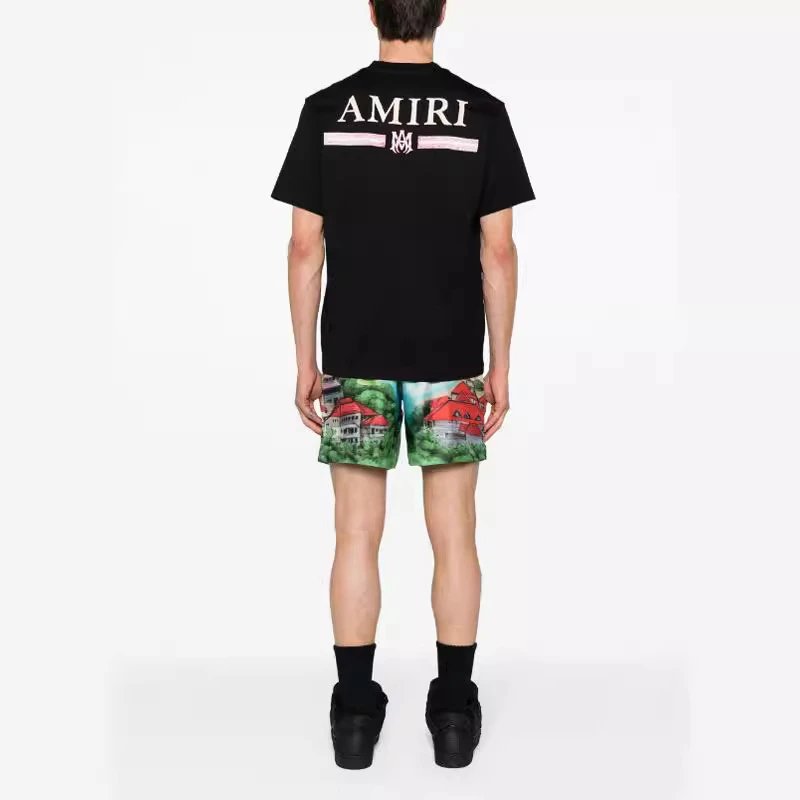 Amiri Letter Printed T-Shirt - Gallery Image 5 - Detailed View