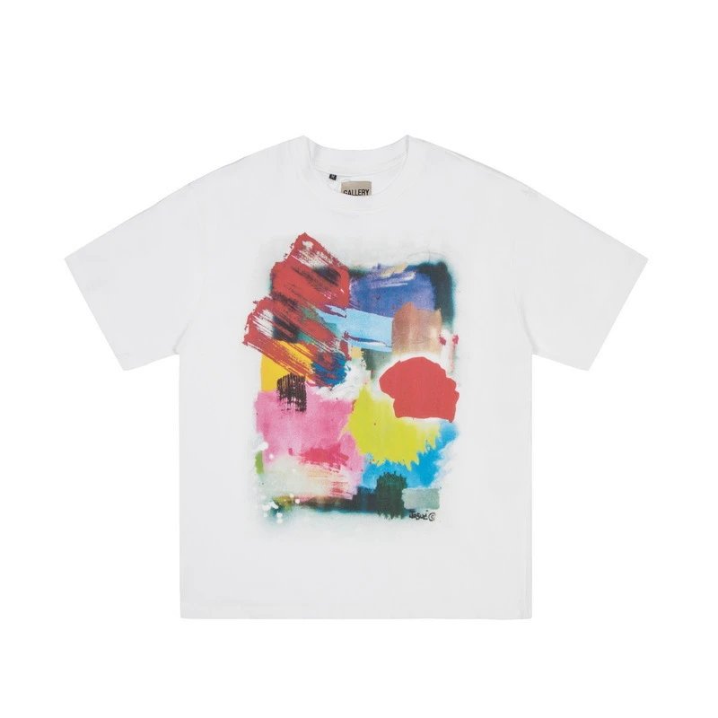 GALLERY DEPT Multi Graffiti Tee White - Gallery Image 2 - Detailed View