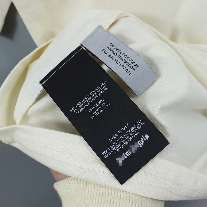 Street Skull Palm Tree Tee Ivory - Gallery Image 9 - Detailed View