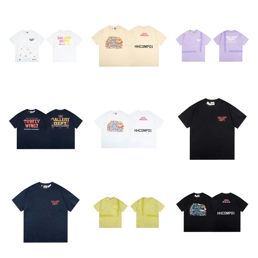 Gallery Dept Multi-Color T-Shirt - Gallery Dept - Cnfans - $23.34