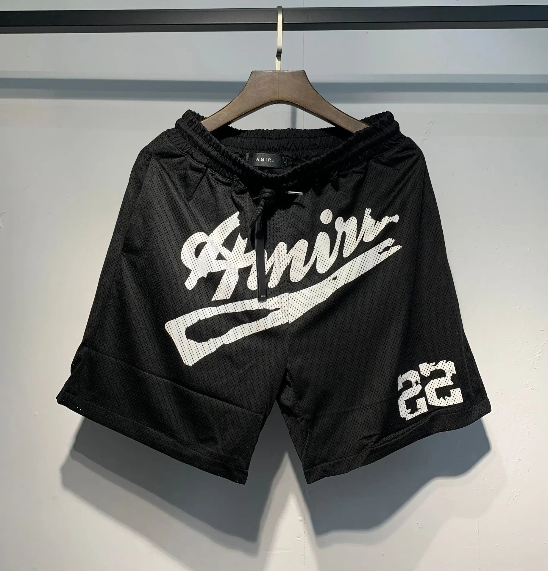 Amiri Breathable Mesh Set Black White - Gallery Image 12 - Detailed View