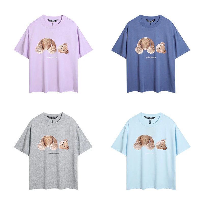 Vintage Teddy Graphic Cotton Tee Crimson Red - Gallery Image 1 - Detailed View