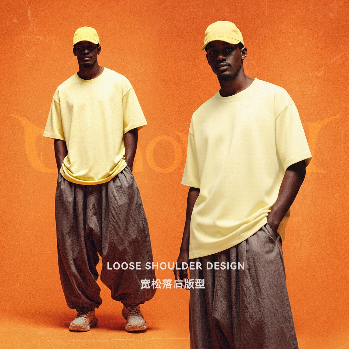 Men's Retro Short Sleeve Tee Basic Top Cerulean - Gallery Image 2 - Detailed View