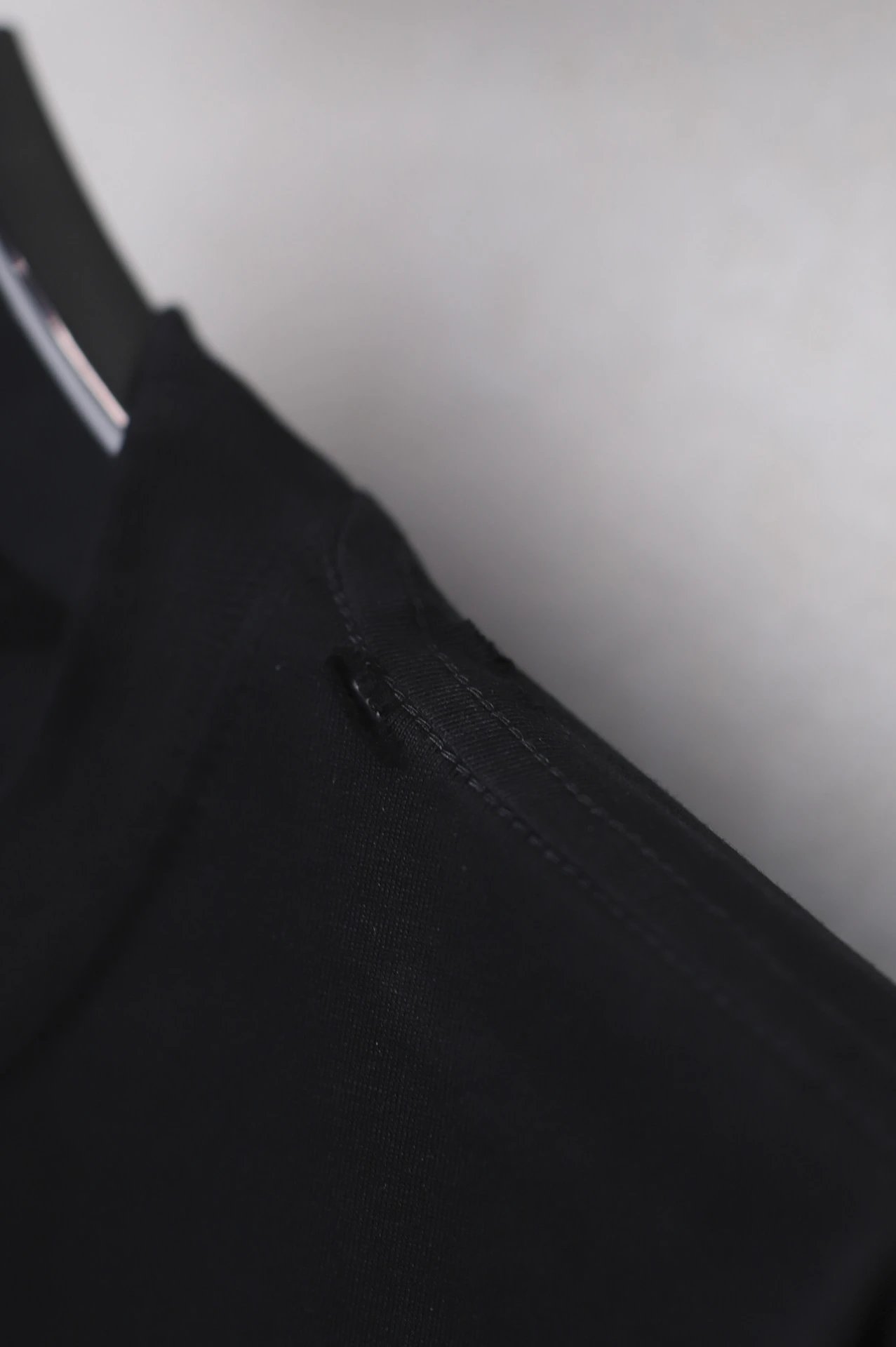 Balenciaga Rock Distressed Black Tee - Gallery Image 5 - Detailed View