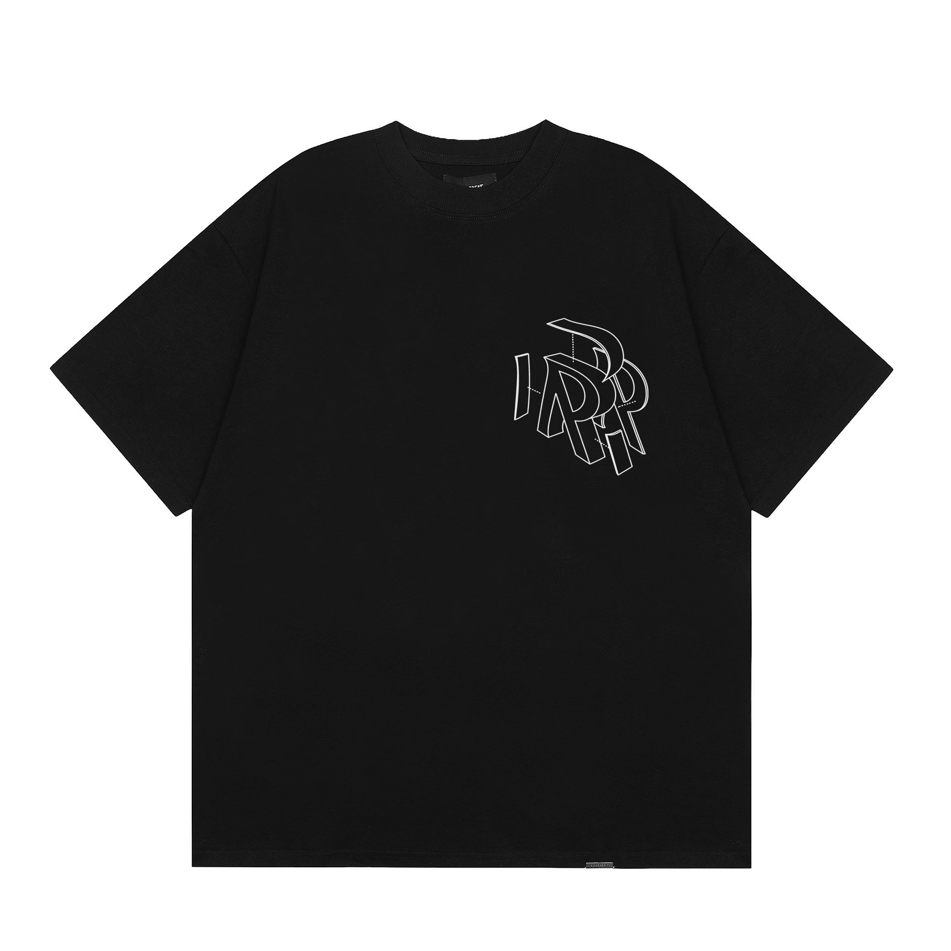 REPRESENT Graphic T-Shirt Black/White - Gallery Image 5 - Detailed View