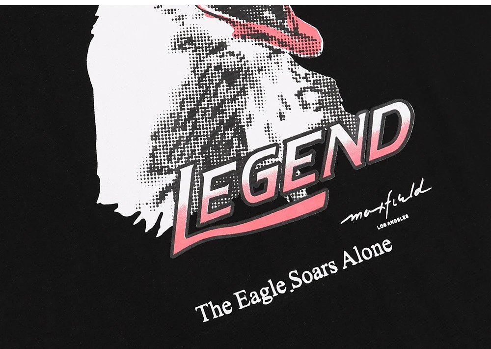 Rhude Eagle Print T-Shirt Multicolor - Gallery Image 9 - Detailed View