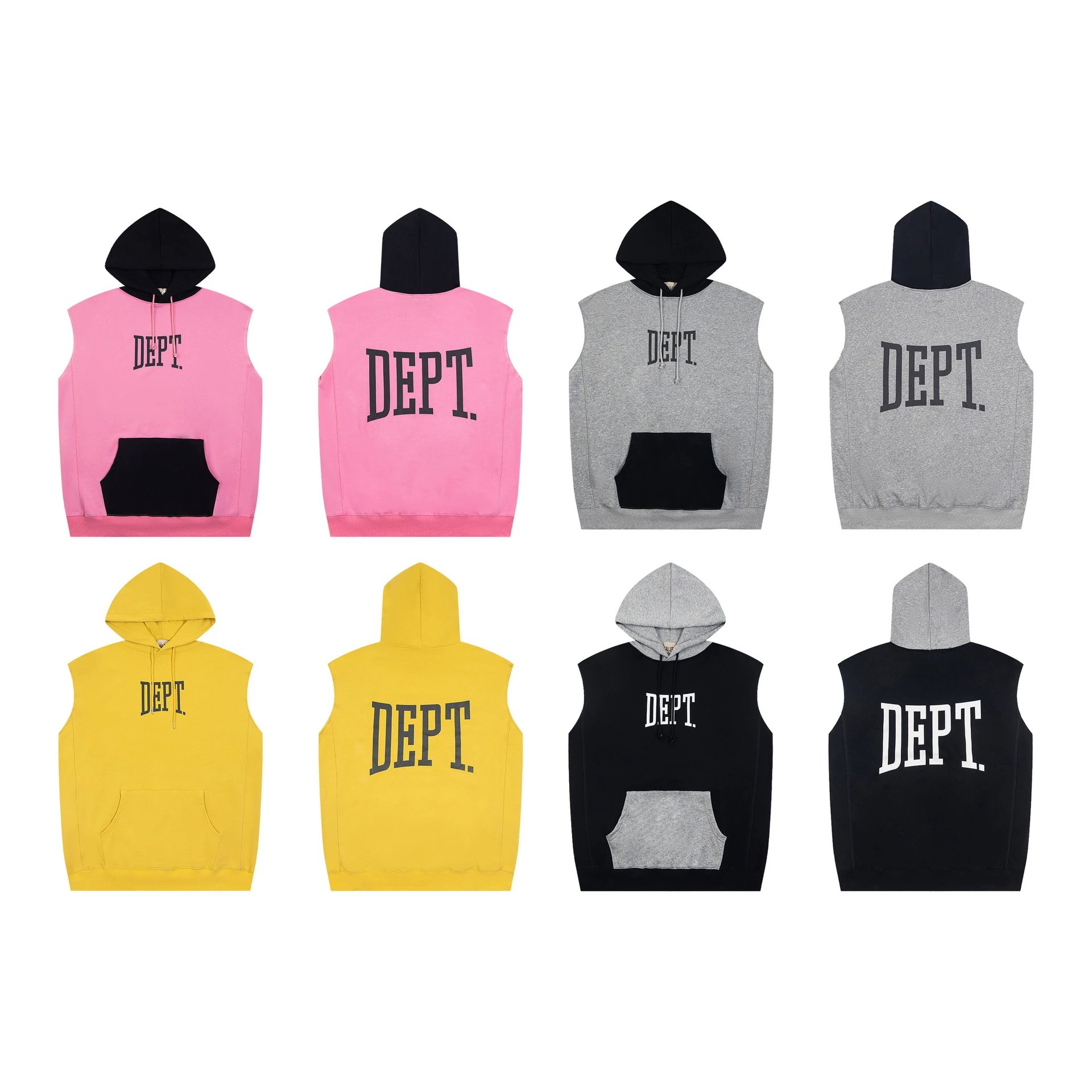 Gallery Dept Sleeveless Hoodie Multi - Gallery Dept - Cnfans - $31.86
