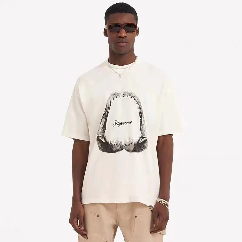 Represent Shark Graphic Tee Multicolor - Gallery Image 7 - Detailed View