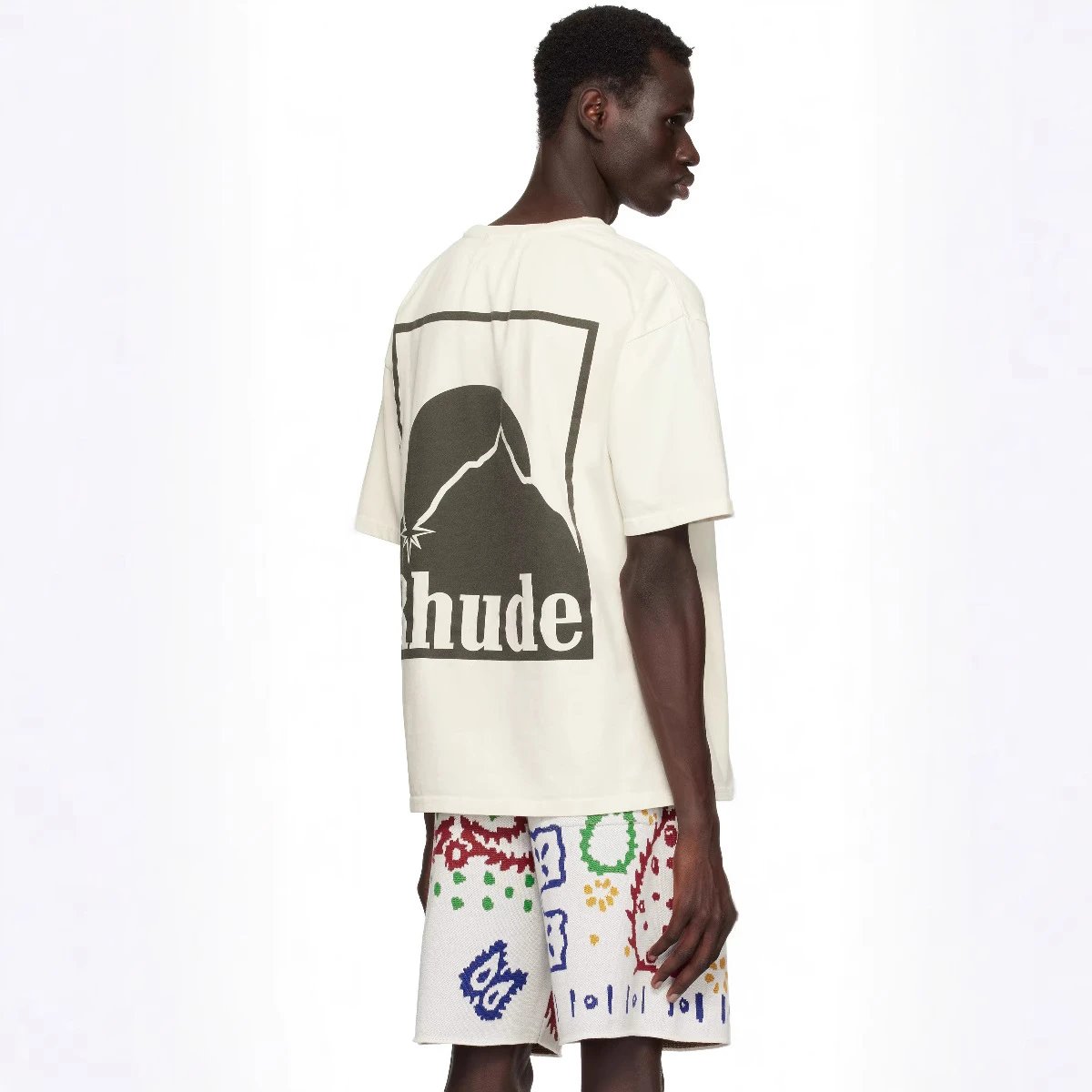 Rhude Sunset Print T-Shirt Multicolor - Gallery Image 7 - Detailed View