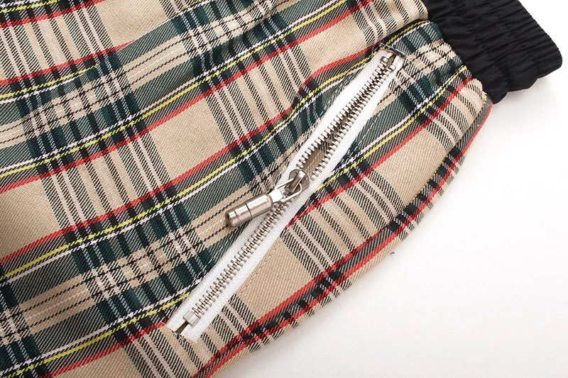 Rhude Plaid Mesh Shorts Multicolor - Gallery Image 10 - Detailed View