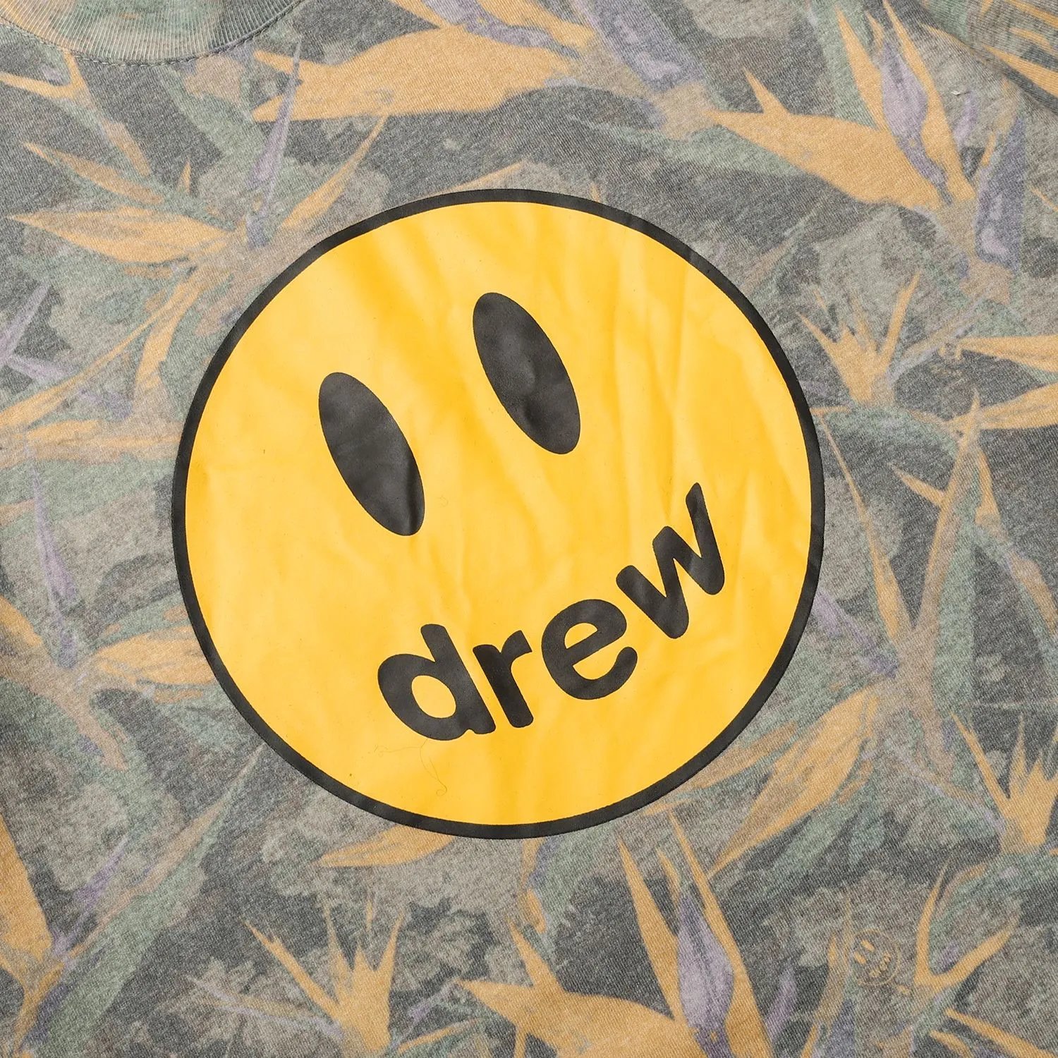 Bird of Paradise Graphic Tee Olive - Gallery Image 3 - Detailed View