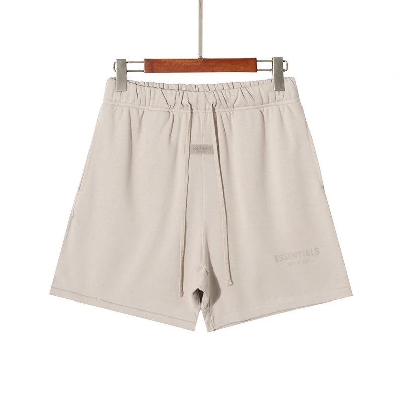 Unisex Cotton Lounge Shorts Sandstone - Essentials - Cnfans - $26.45