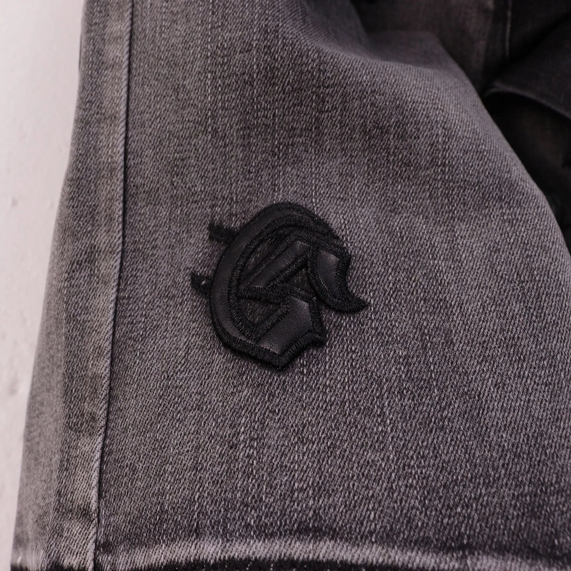 Godspeed Embroidered Denim Shorts Multi - Gallery Image 10 - Detailed View