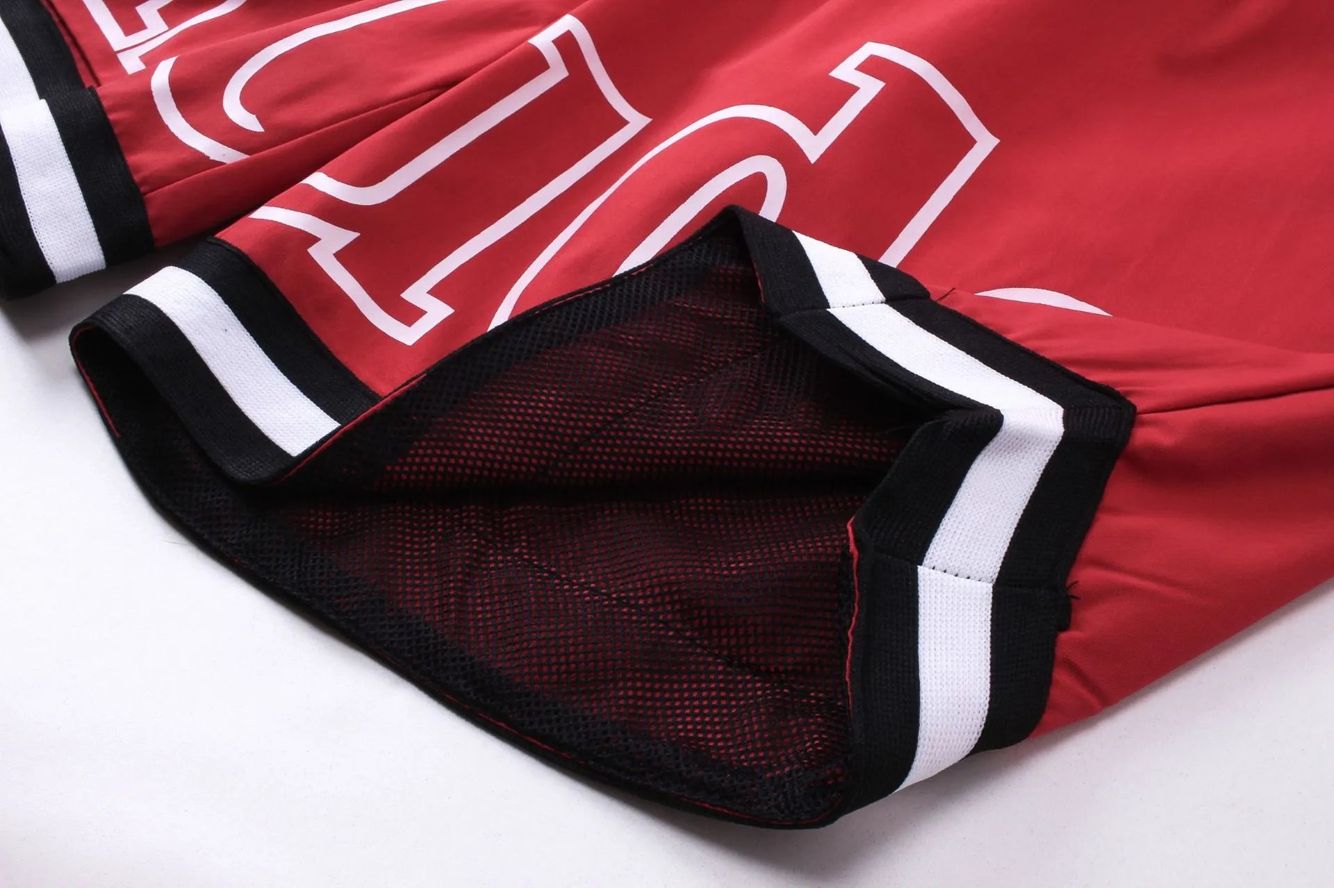 Rhude Two-Tone Mesh Shorts Multicolor - Gallery Image 13 - Detailed View