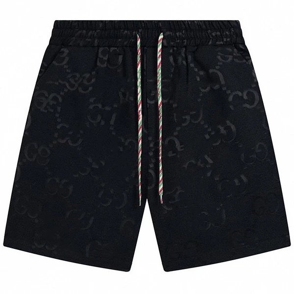 Casual Cotton Summer Unisex Shorts Jet Black - Gucci - Cnfans - $27.74