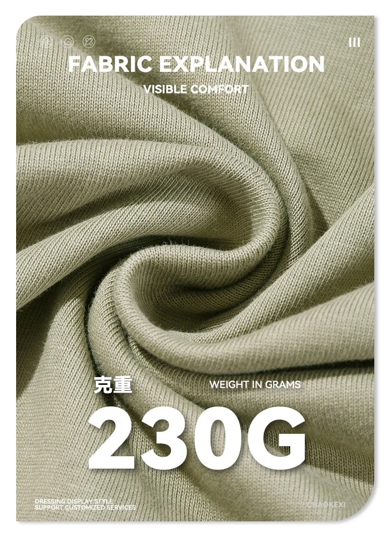 Mens Cotton Long Sleeve Tee Basic Top Steel Gray - Gallery Image 6 - Detailed View