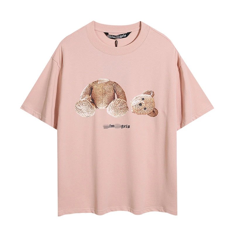 Vintage Teddy Graphic Tee Blush Pink - Related Product - Cnfans